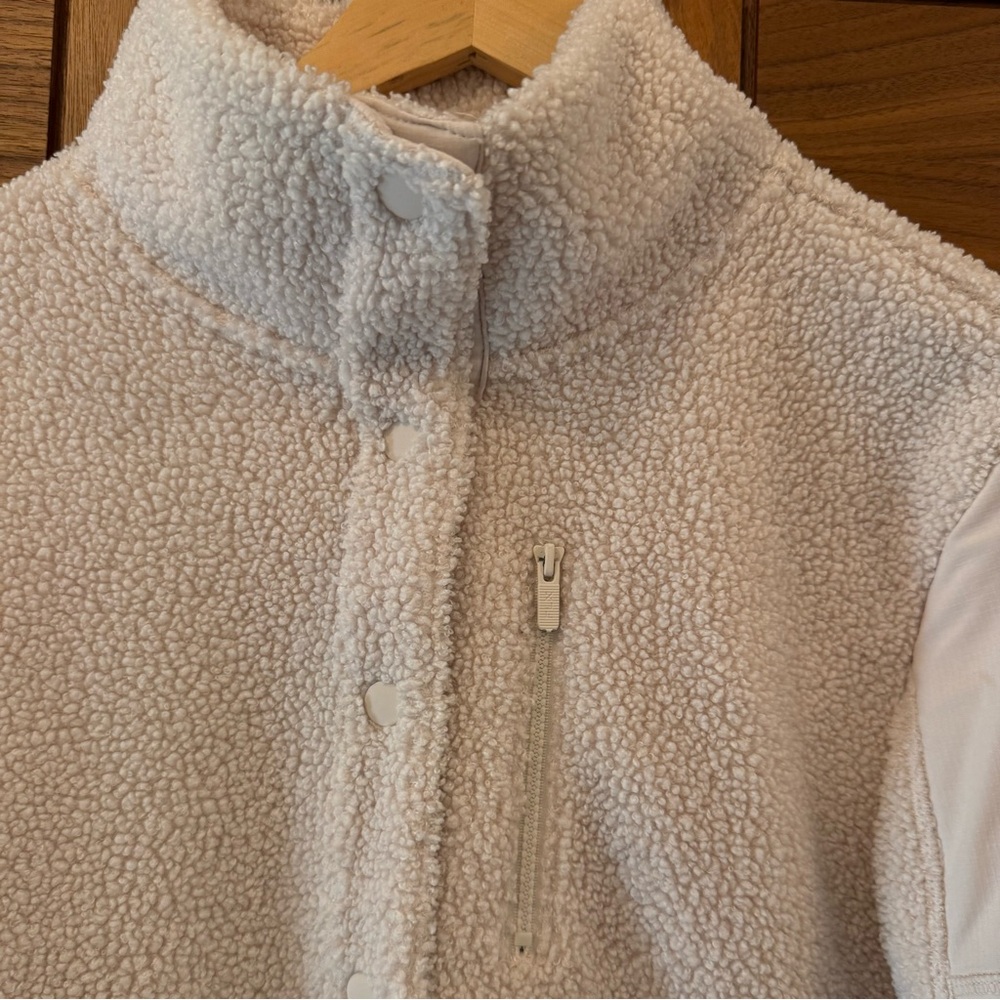 FLX Cream Mixed-Media Boucle Women's Jacket - Sz M - Picture 2 of 6